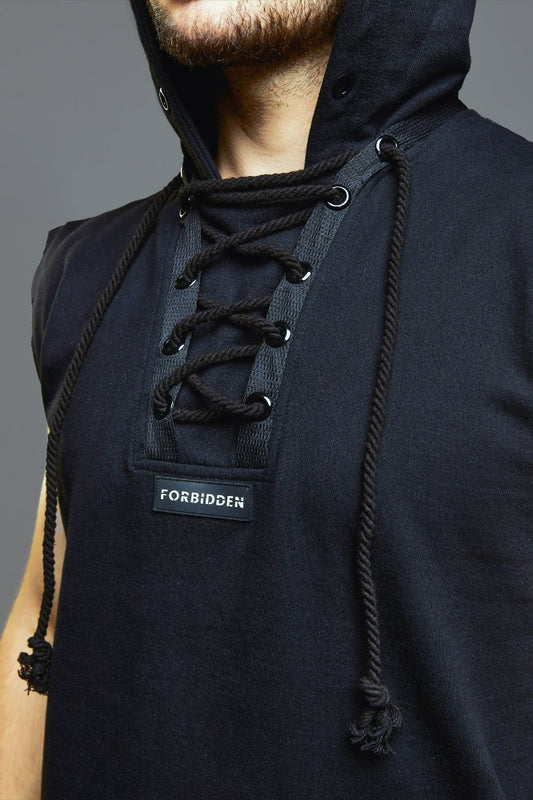 a man in a black jacket and a black jacket