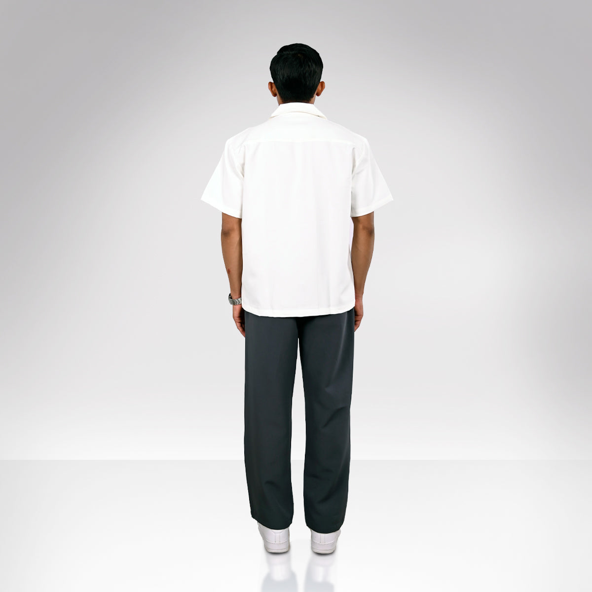 White Lies Bowling Shirt