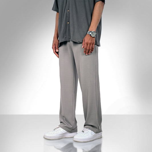 Steel Me Ribbed Straight Pants