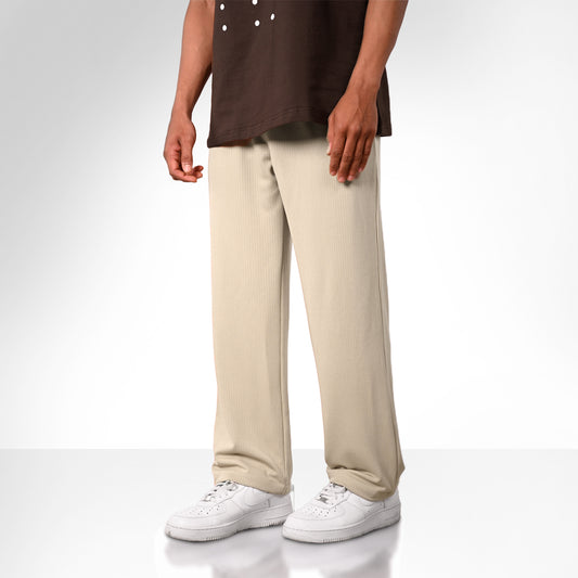 Unfollow Me Ribbed Straight Pants