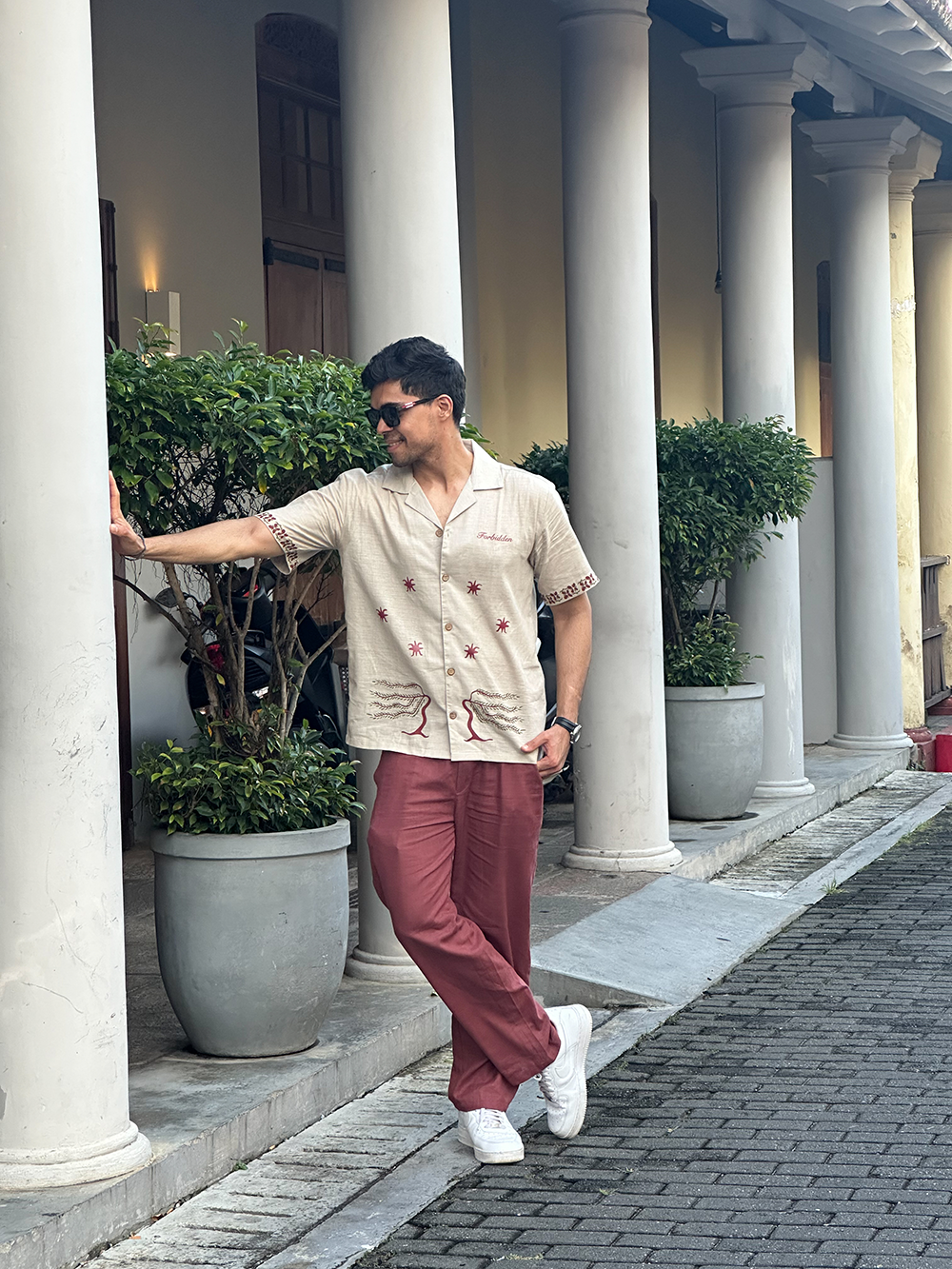 Kuni Linen Straight Pants