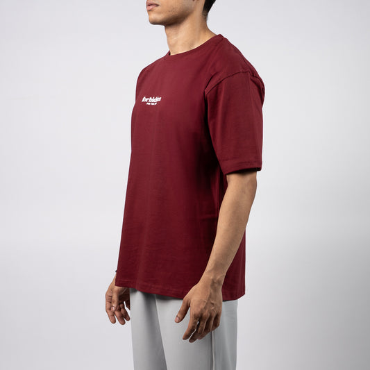 Muted Maroon Relaxed Fit Tshirt