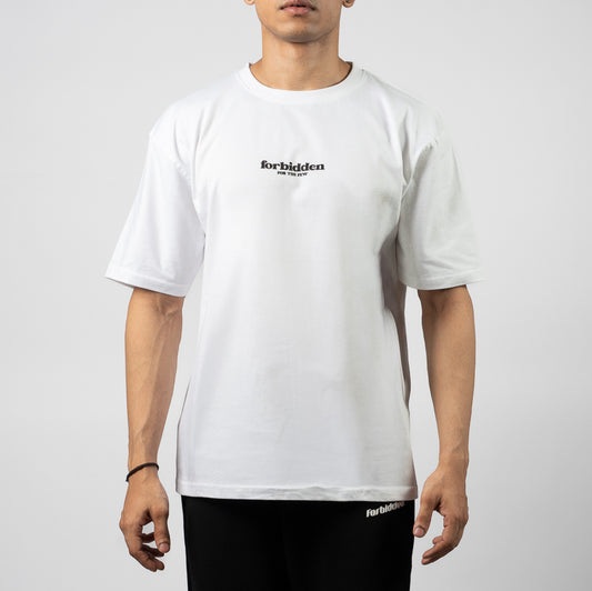 Cool White Relaxed Fit Tshirt