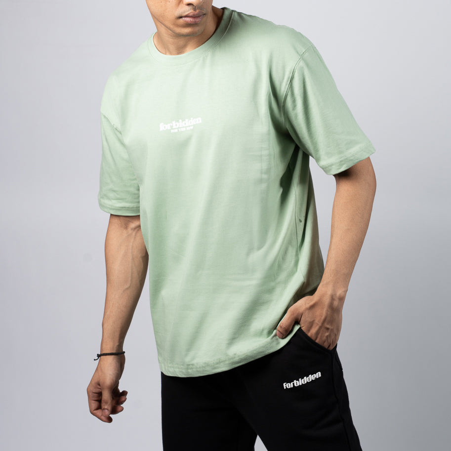 Lo-Fi Green Relaxed Fit Tshirt