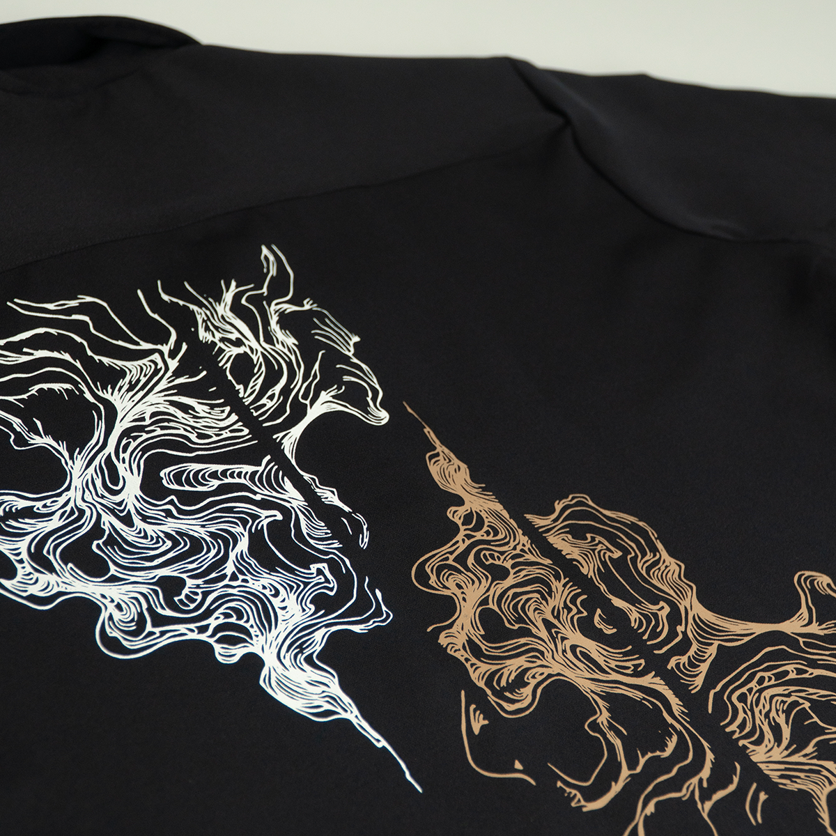 Ethereal Vortex Bowling Shirt