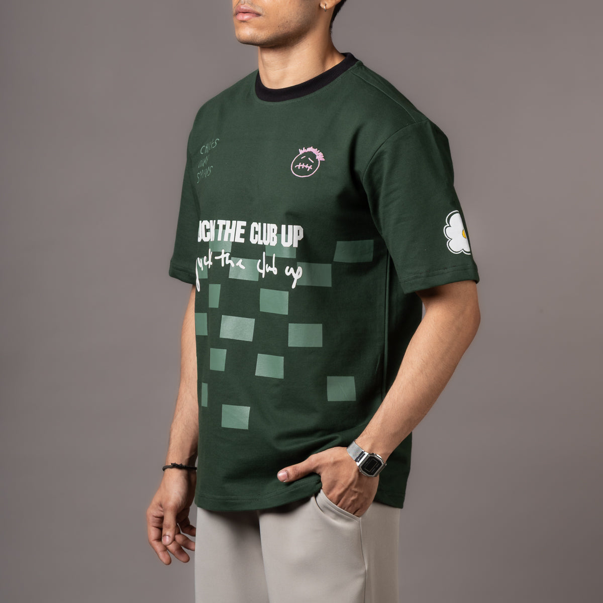 Cactus Chaos Oversized Tshirt