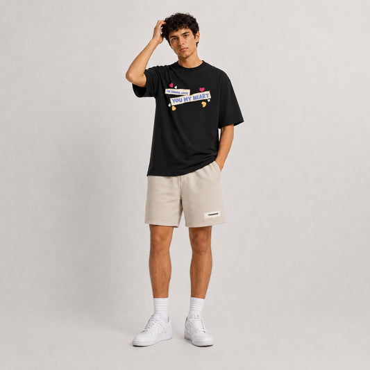 Sky full of Stars Black Oversized T-Shirt
