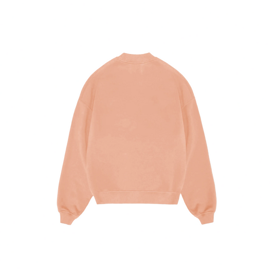 Peach Fuzz Oversized Sweatshirt