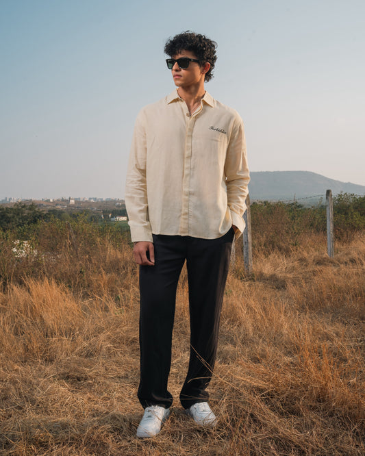 Tequilla Sunrise Full Sleeve Linen Shirt