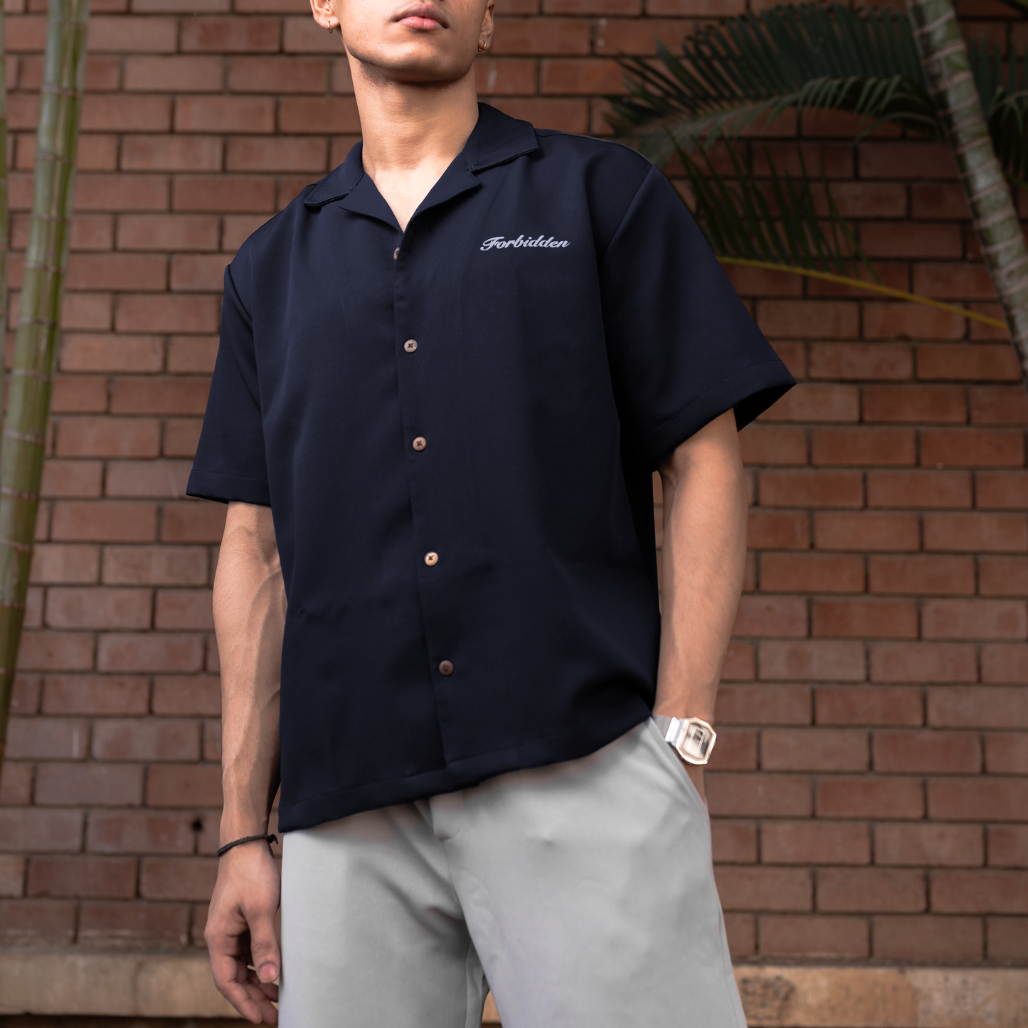 Blue Abyss Bowling Shirt