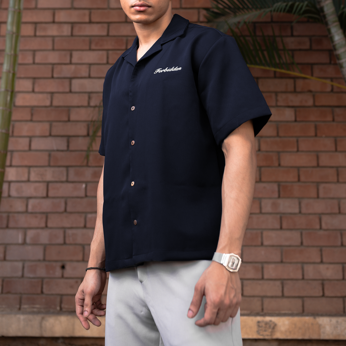 Blue Abyss Bowling Shirt