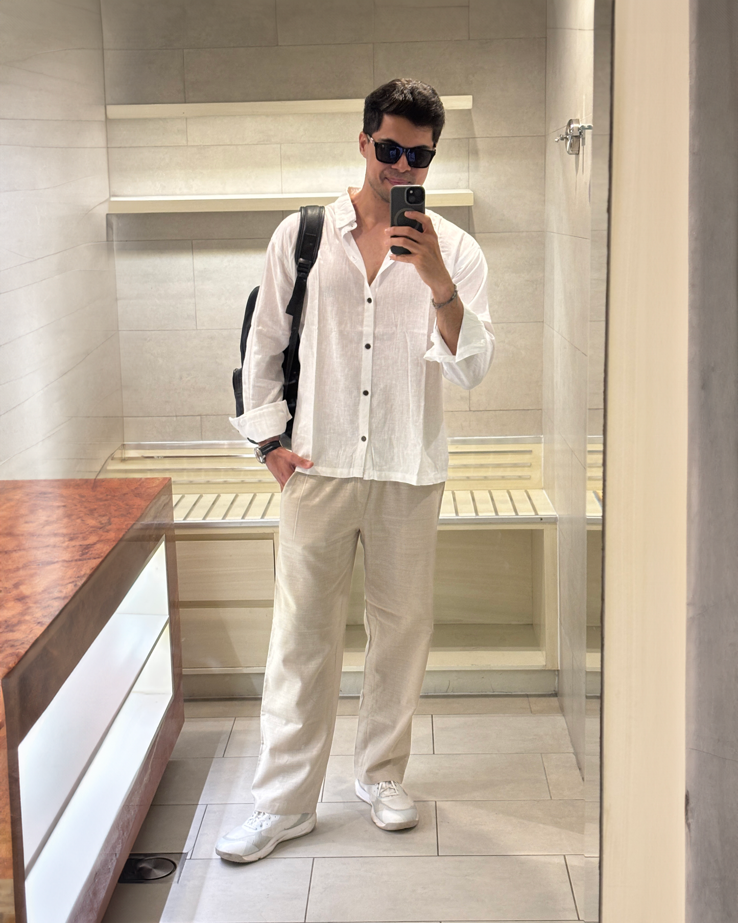 Sahara Linen Straight Pants