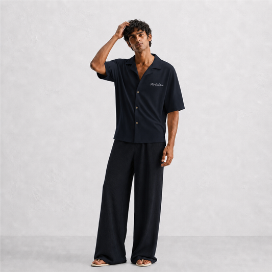 Blue Abyss Bowling Shirt