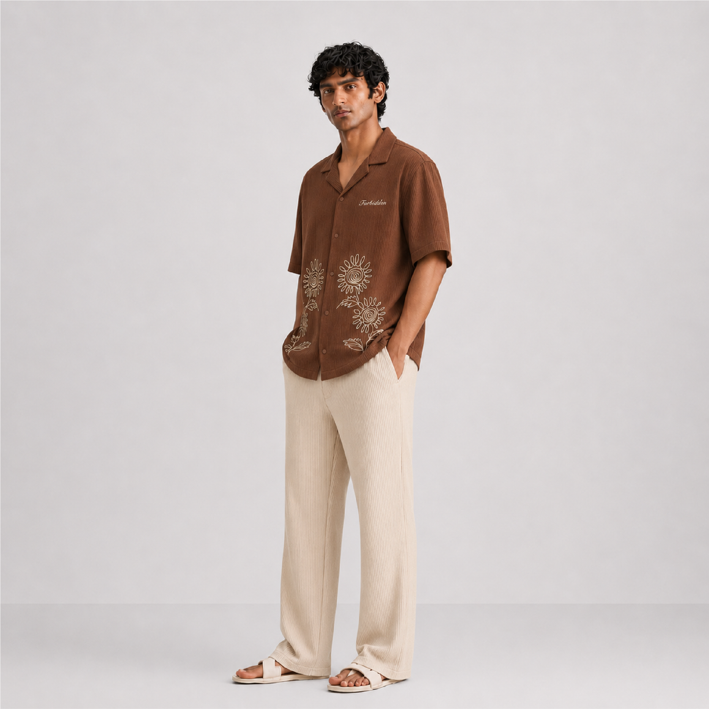 Unfollow Me Ribbed Straight Pants
