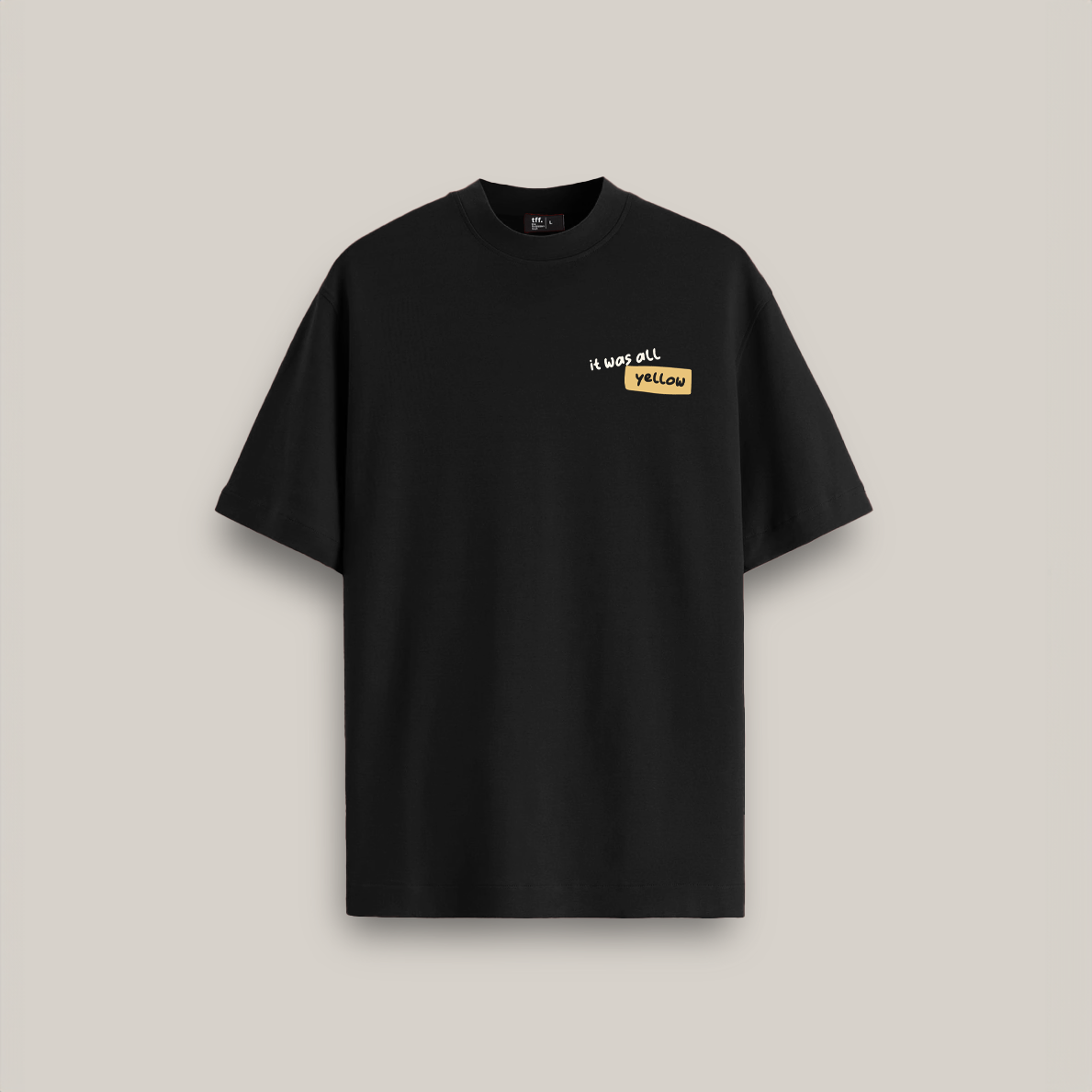 It was all Yellow Oversized T-Shirt