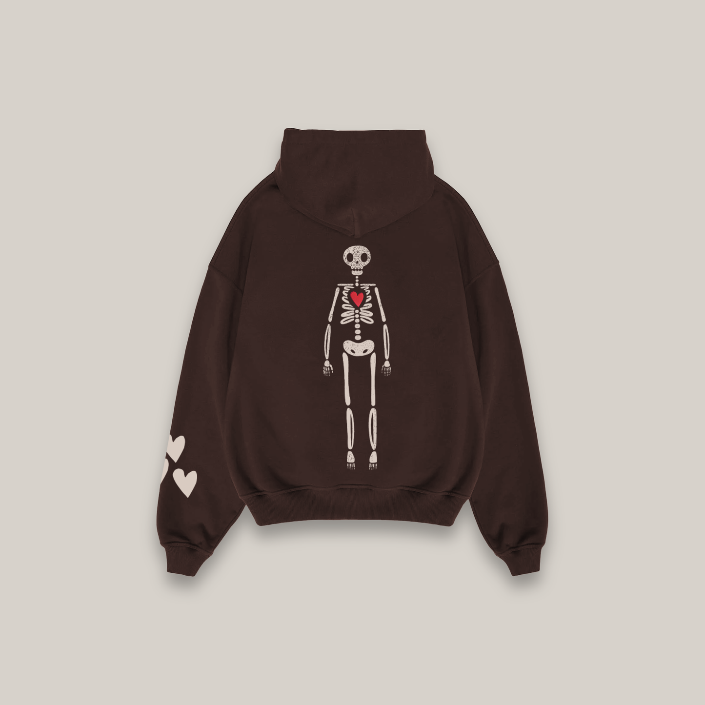 Love's Labyrinth Coffee Oversized Hoodie