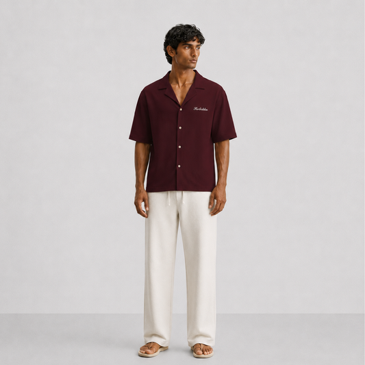 Merlot Bowling Shirt