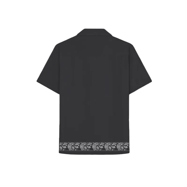 The design incorporates subtle sneaker motifs within the intricate curves of the paisley pattern reflecting a perfect balance between heritage and modern style. The juxtaposition of ethnic detailing with street culture elements brings a fresh, dynamic energy to the print, making it a beautiful representation of the versatility and artistic depth in contemporary streetwear fashion.The Shirt is made of High-Quality Armani fabricPoly Cotton Twill Blend