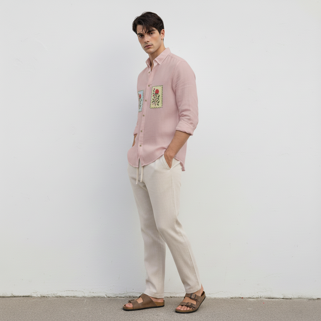 Rosaria Full Sleeve Linen Shirt