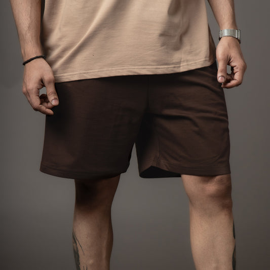 Logo play on a patch printed digitally on the shorts. The print is high quality ink directly deposited on the fabric of the garment giving it a seamless feel and look.
FABRIC – 260 GSM Terry Fabric.