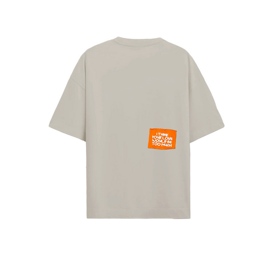 You're the sunflower Oversized Tshirt, now in a new color variant to match the winter vibe. Oversized tee