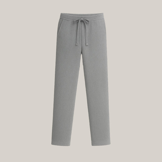 Steel Me Ribbed Straight Pants