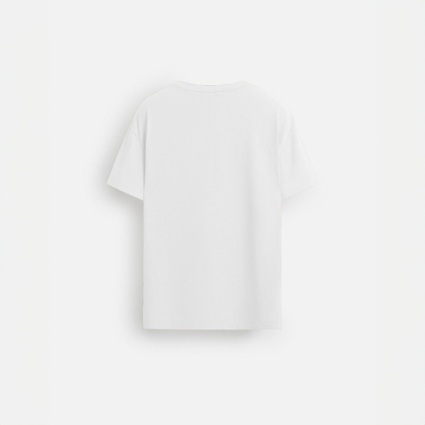 Cool White Relaxed Fit Tshirt