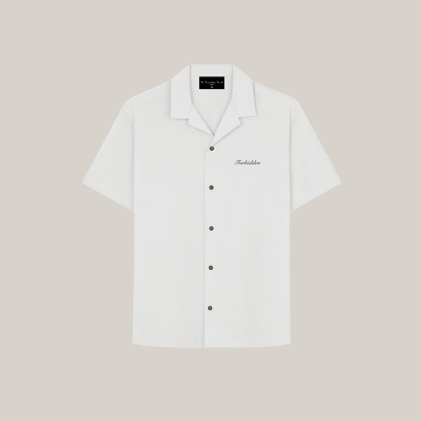 White Lies Bowling Shirt