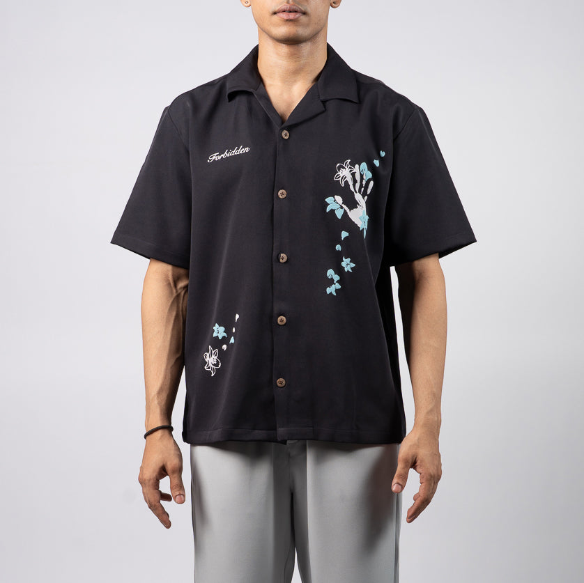 Whimsical Bliss Bowling Shirt