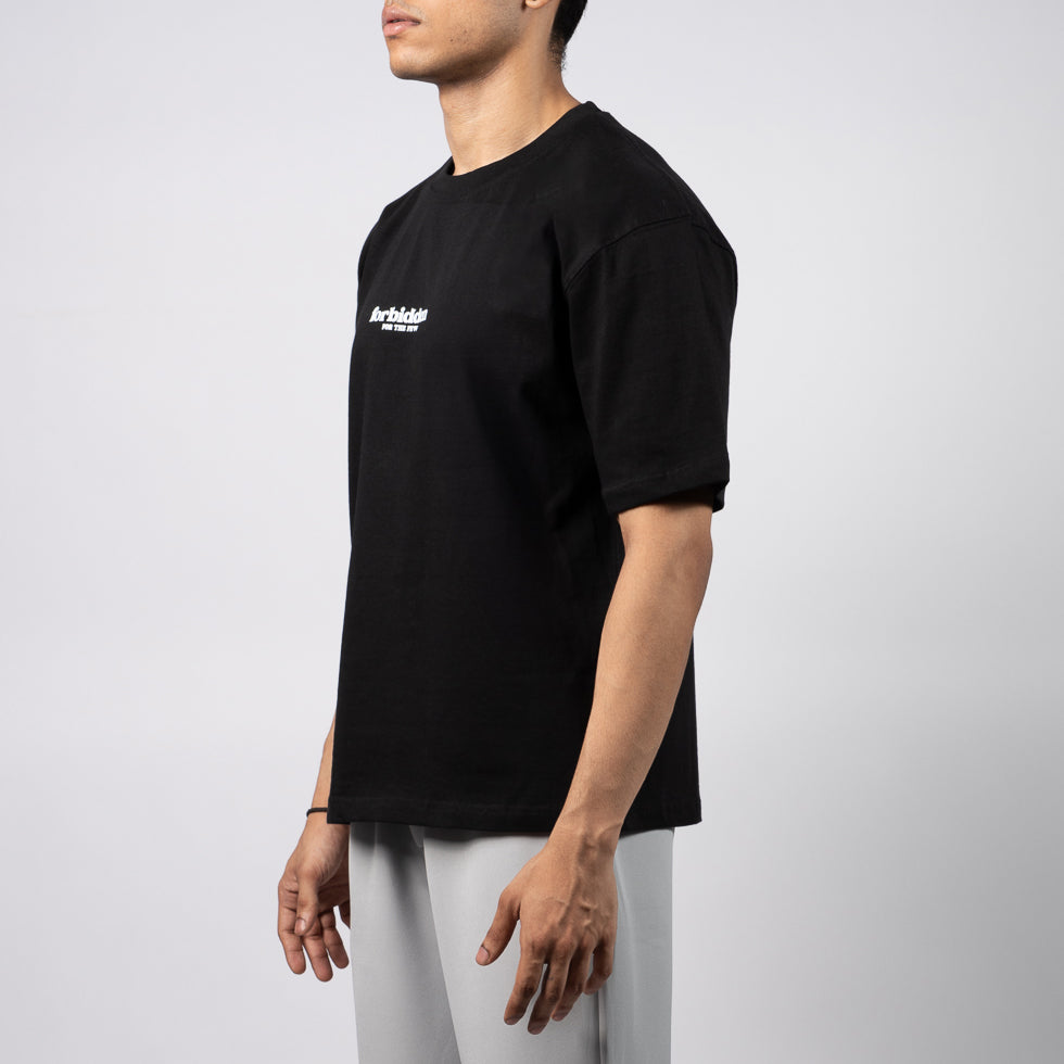 Black Relaxed Fit Tshirt