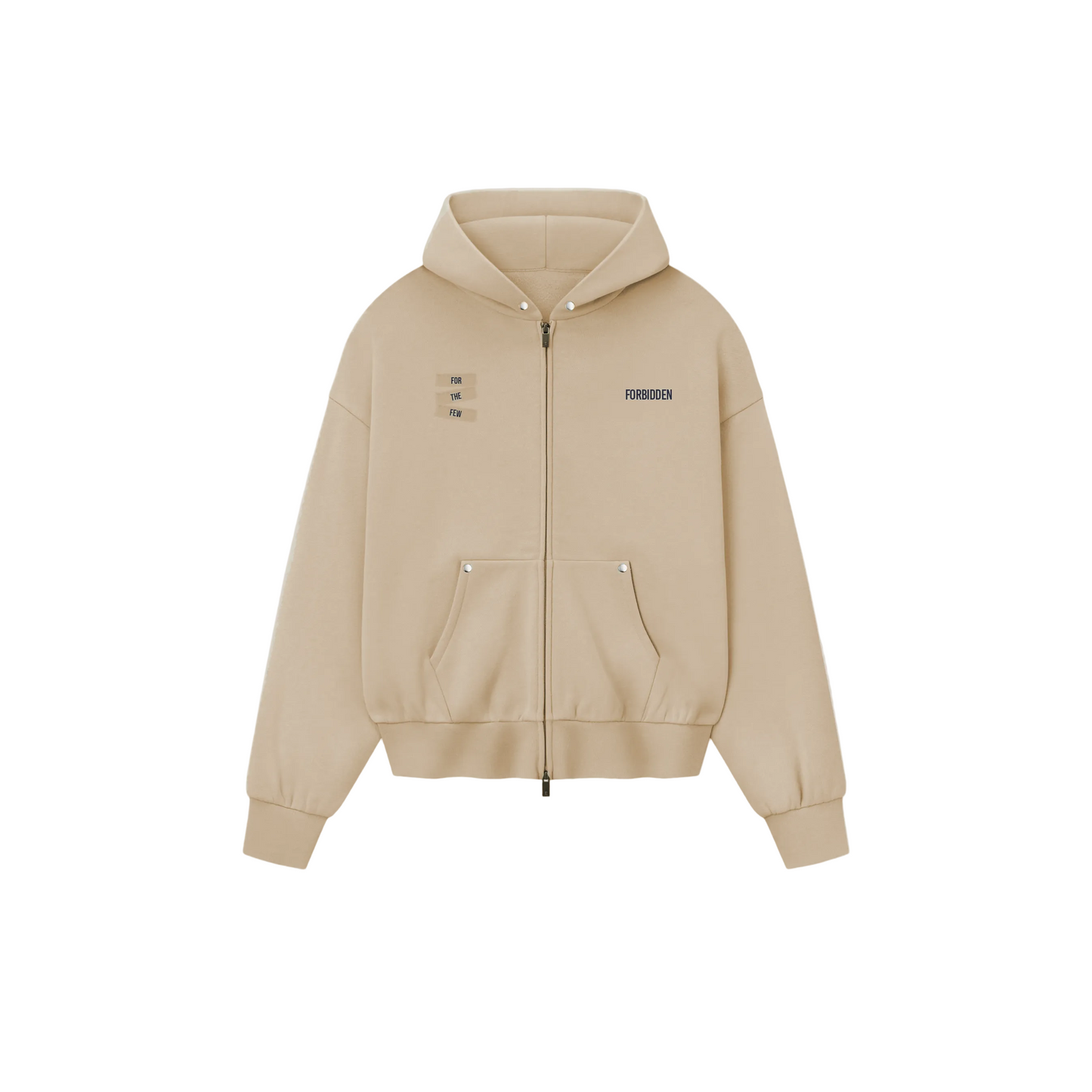 Aura Oversized Zipper Hoodie