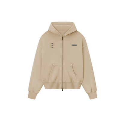 Aura Oversized Zipper Hoodie