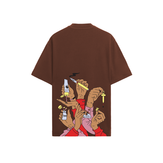 B*tches & Mar*juana Oversized Tee