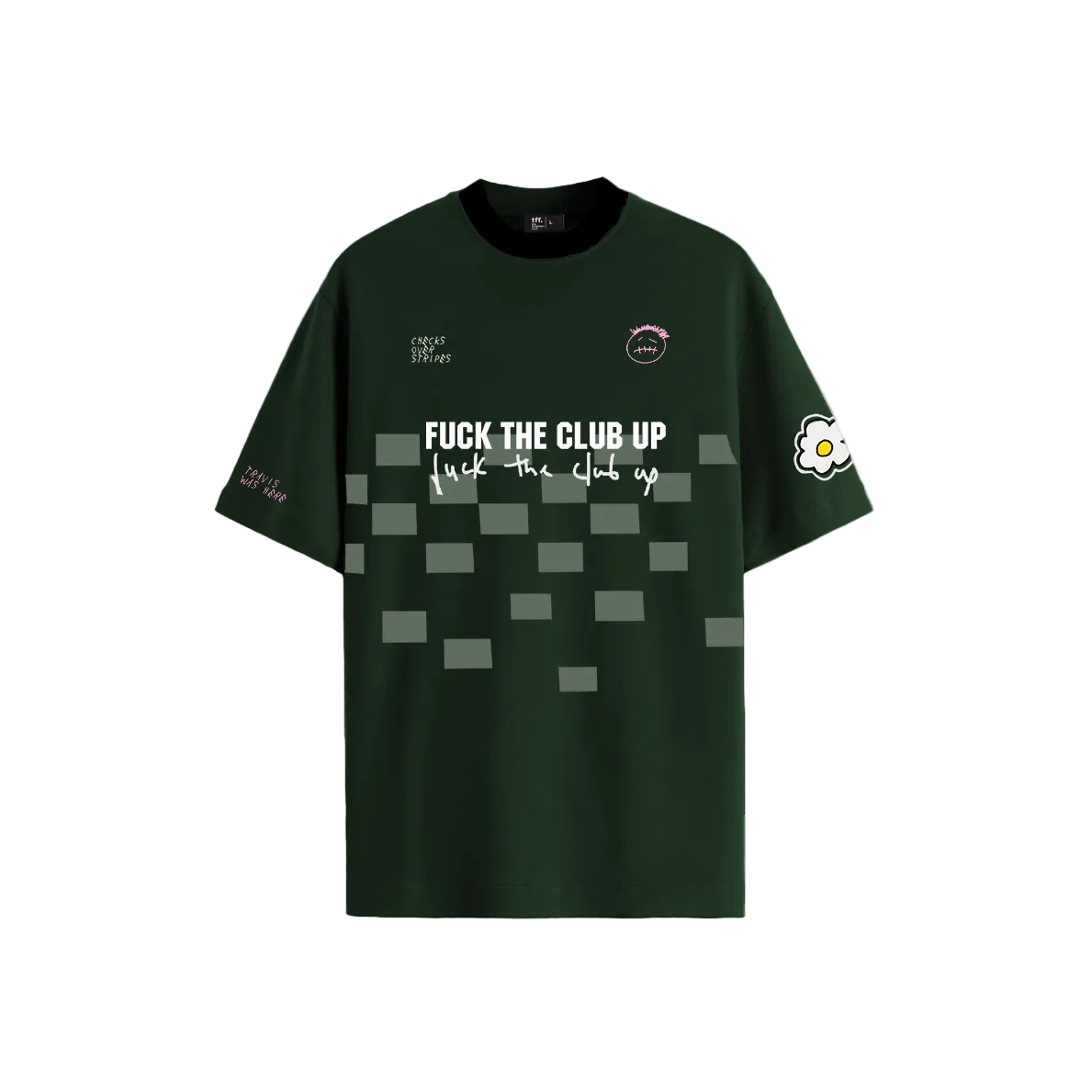 Travis Scott inspired green oversize T-shirt