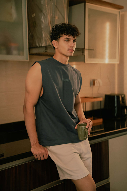 Denim Blue Tank Tshirt