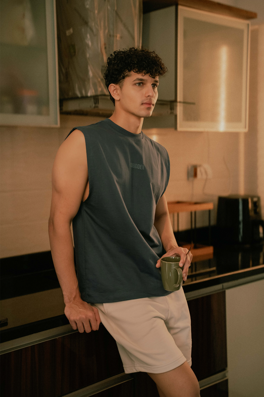 Denim Blue Tank Tshirt
