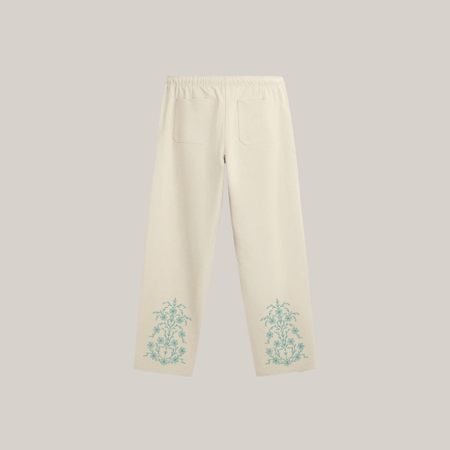 Eden Threads White Sweatpants