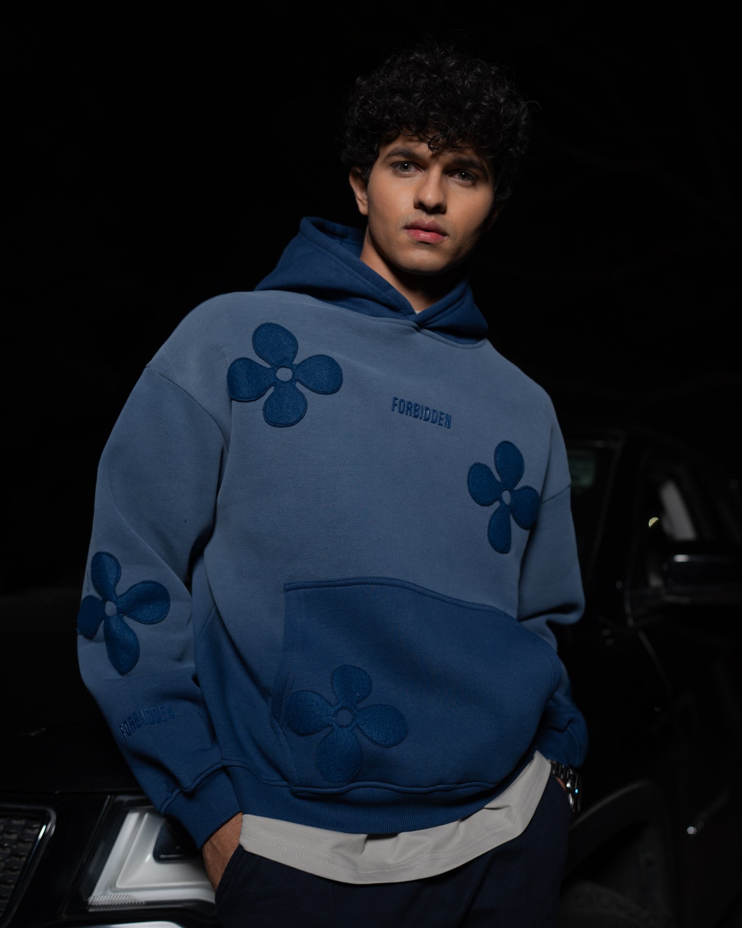 YKWIM Ombre Oversized Hoodie