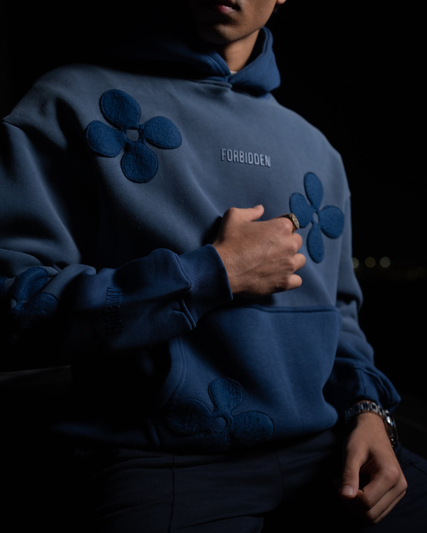 YKWIM Ombre Oversized Hoodie