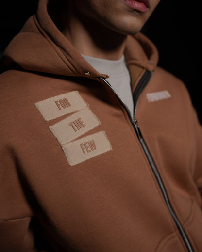 God Damn Oversized Zipper Hoodie