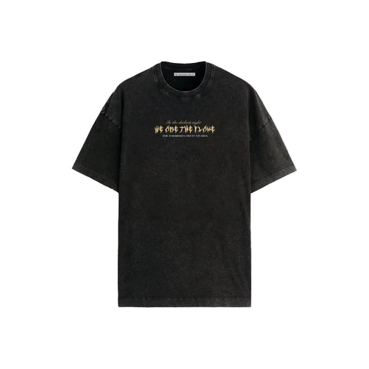 The front features - In the Darkest night, we are the Flame.&nbsp;