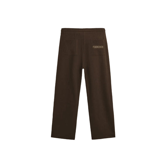 Featuring two front and two back pockets with an elastic waist band with drawstrings. Forbidden logo on back pocket in puff effect.

FABRIC – 340 GSM 100% Cotton Fleece