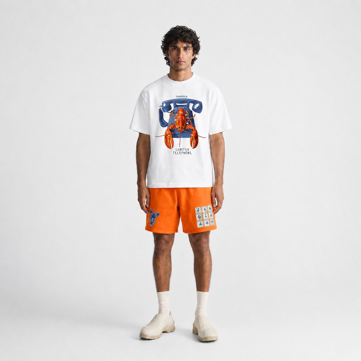 Lobster Telephone Oversized Tshirt – The Forbidden Fruit India