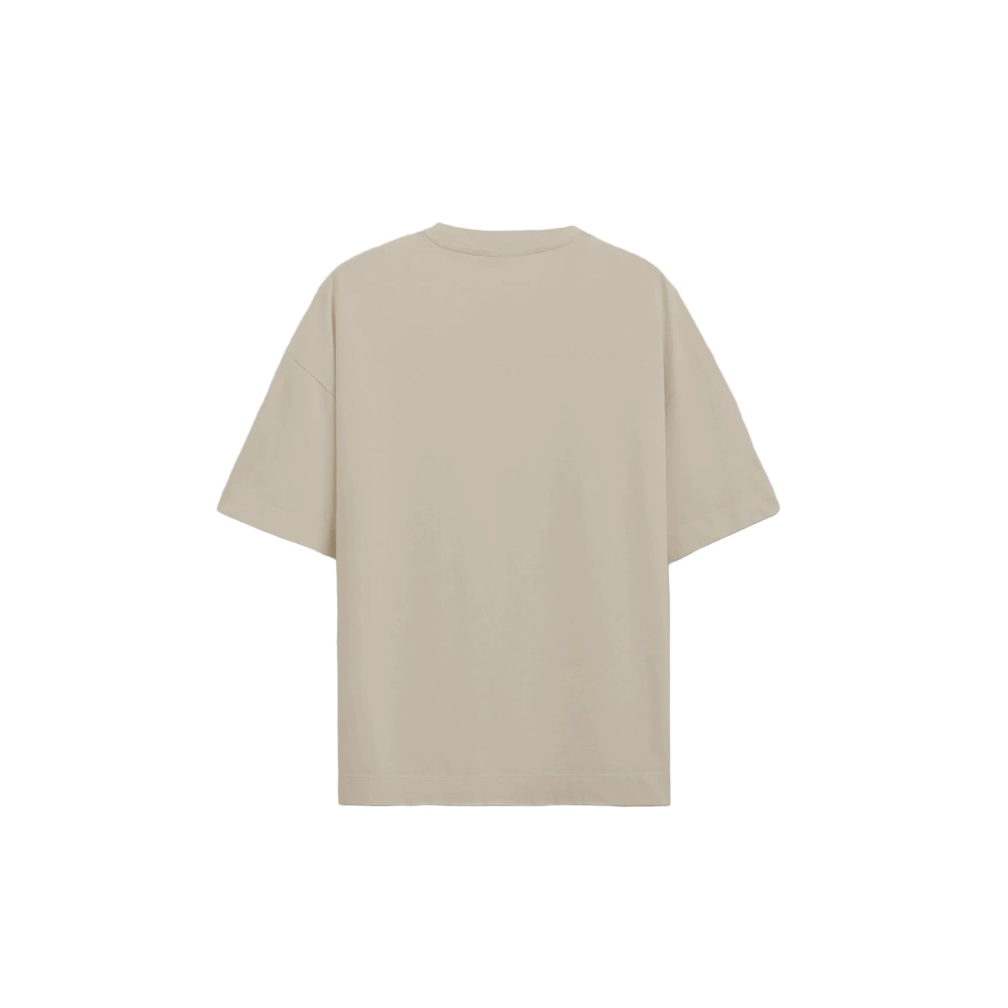 Beige T-shirt with bold text "Pour Some Sugar on Me." The word "Sugar" is in bright pink, creating a playful and upbeat tone.