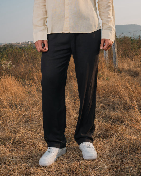Zimwi Linen Straight Pants