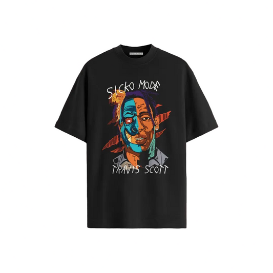 Oversized graphic t-shirt with a relaxed streetwear fit.