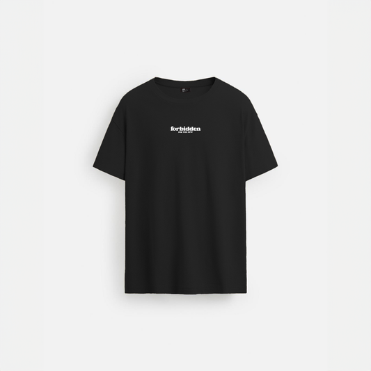 Black Relaxed Fit Tshirt