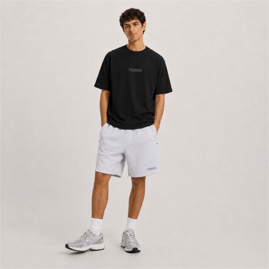 Static Black Oversized Tshirt
