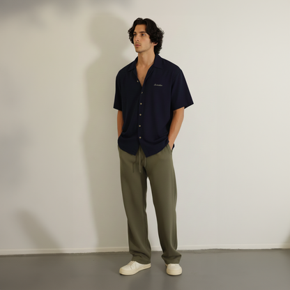 Blue Abyss Bowling Shirt