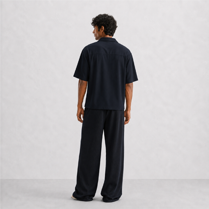 Blue Abyss Bowling Shirt